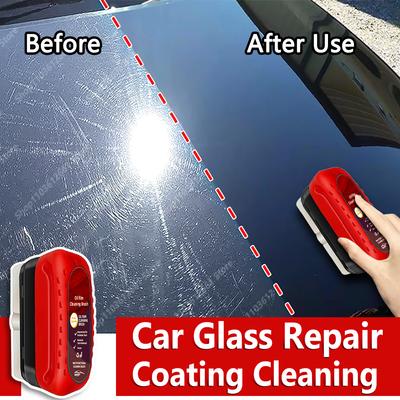 Car Glass Coating Oil Film Clean Brush Rearview Mirrors Anti-fog Rain-proof  Windows Cleaning Glass Repair Lamp Polishing Agent