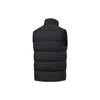 Li Ning Fitness Series Solid Color Logo Stand Collar Down Vest Men Vests Black AMRT015-1