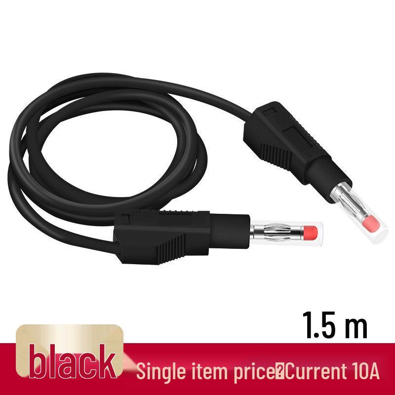 4mm All-Copper Banana Plug Test Lead Wire for High Voltage Power Meters, 10A Capacity