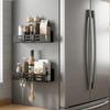 1/2PCS Large Capacity Refrigerator Magnetic Shelf Iron Refrigerator Rack  Kitchen