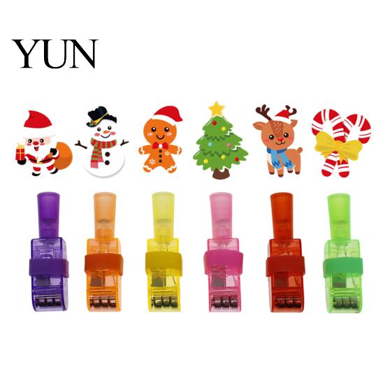 Interactive Play Toys Christmas Finger Projector Light, Mini Patterns LED Toy for Kids, Portable Projection Gadgets Light Up Ring Xmas Party Supplies