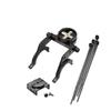 RecMount Double Arm Set (Extension Kit) Type 19 (with Aluminum Socket, GM-GHG2) [D-Arm-T19-CNC] Compatible with Garmin eTrex