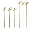 100Pcs Bamboo Knot Skewers Cocktail Picks For Cocktail Party Snacks Sandwiches
