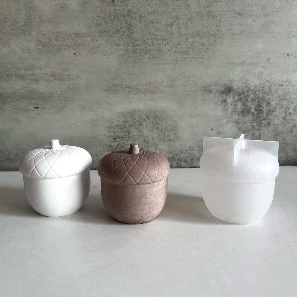 Elegant Hazelnut Designs Silicone Candle Mold Reusable and Easy Releasing Crafting Moulds Suitable for Candle Making