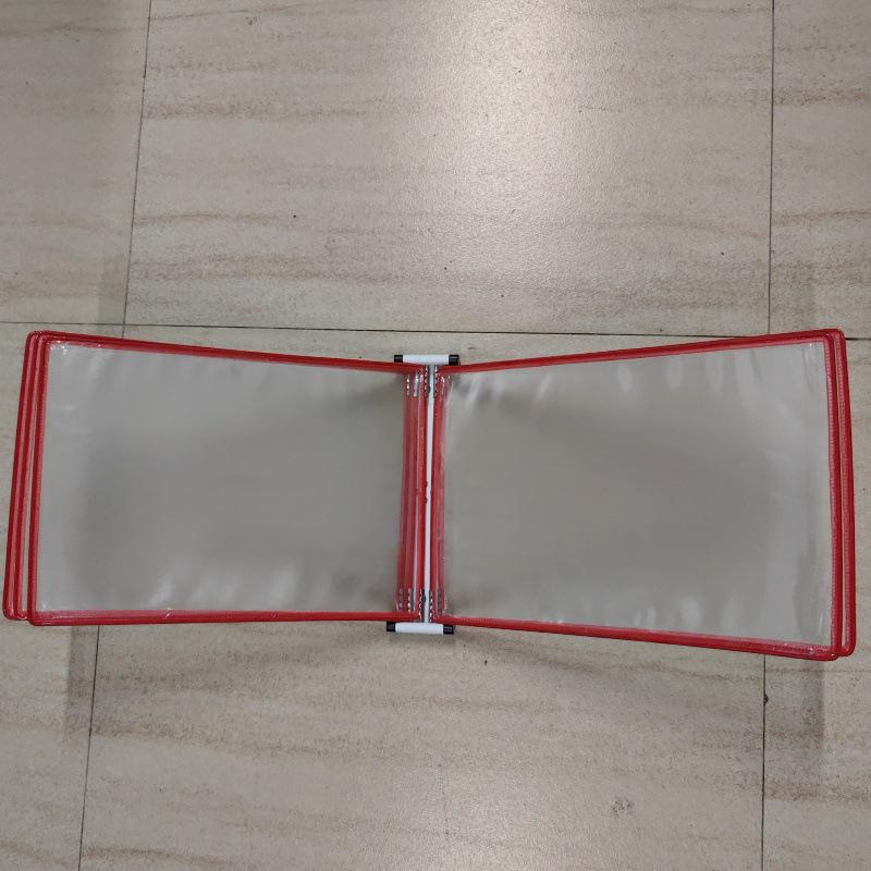 A4 Wandmontierter Klapp-Aktenordner, 5-seitiger SOP-Displayständer