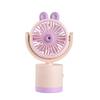 Portable Cute Macaron Color Rabbit Fan - Ideal for Students & Summer Festivals
