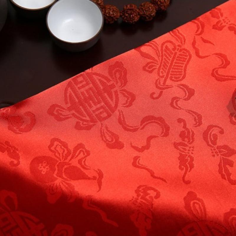 Vintage Dragon Jacquard Silk Brocade Fabric for Kung Fu Uniform Hanfu Tang Suit Traditional Chinese Clothing DIY Craft