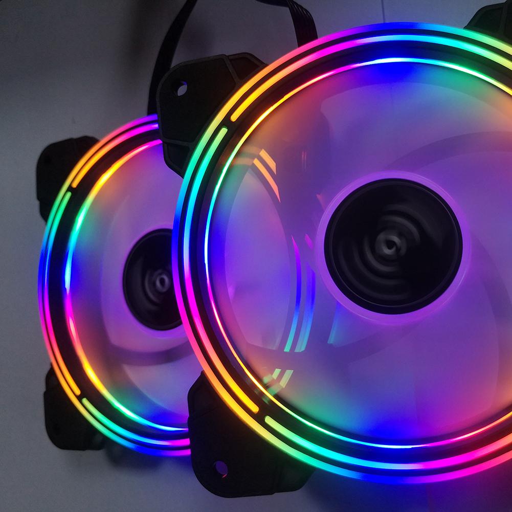 DC 12V Computer PC Case Cooling Fan 120mm CPU Radiator Heat Sink Cooler ...