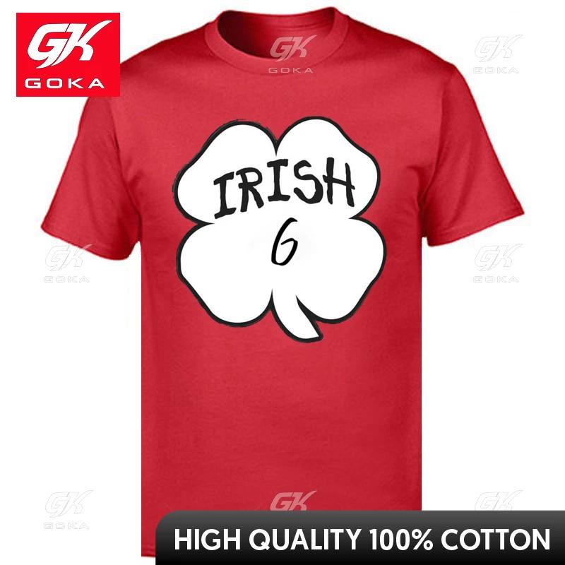 Irish Pure Cotton Unisexs Tops Shirts Casual April FOOL DAY Top Tshirts High Quality Crew Neck Sweatshirts S
