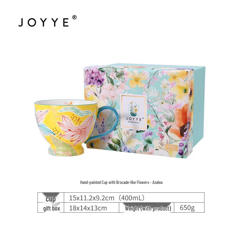 JOYYE Underglaze Hand-Painted Ceramic Mug