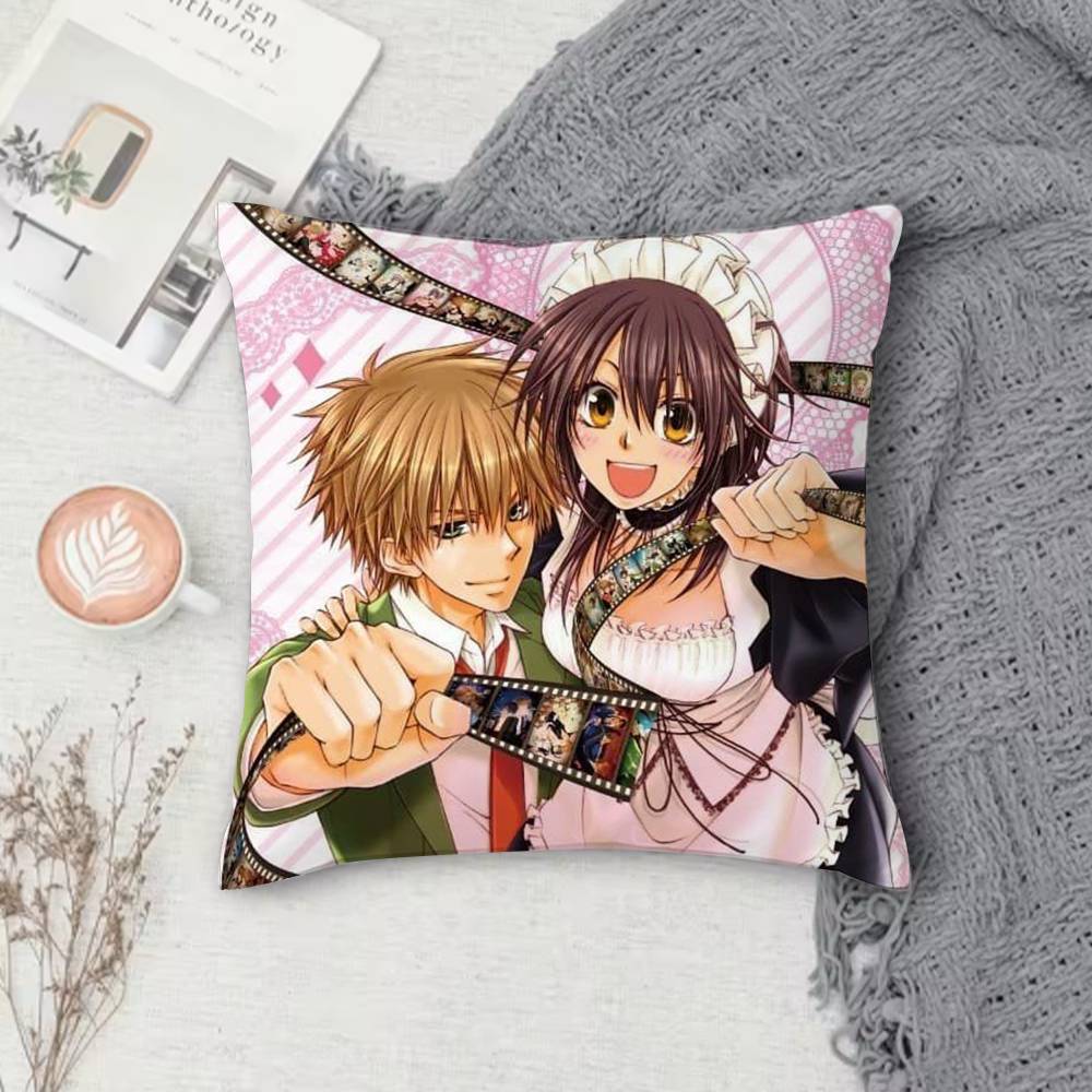 M-Maid Sama Double-Sided Printed Square Decorative Cushion Cover For Sofa Living Room Home Decor