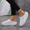 TUINANLE Women Casual Shoes Slip On Loafers Fashion Comfortable Breathable Slippers Female Platform Height-Increasing Footwear