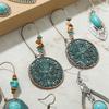 BLINGBAY 2023 Women's Earrings Retro Accessories Fashion Jewelry Accessories Ethnic Turquoise Earrings Bohemian Jewelry Gifts