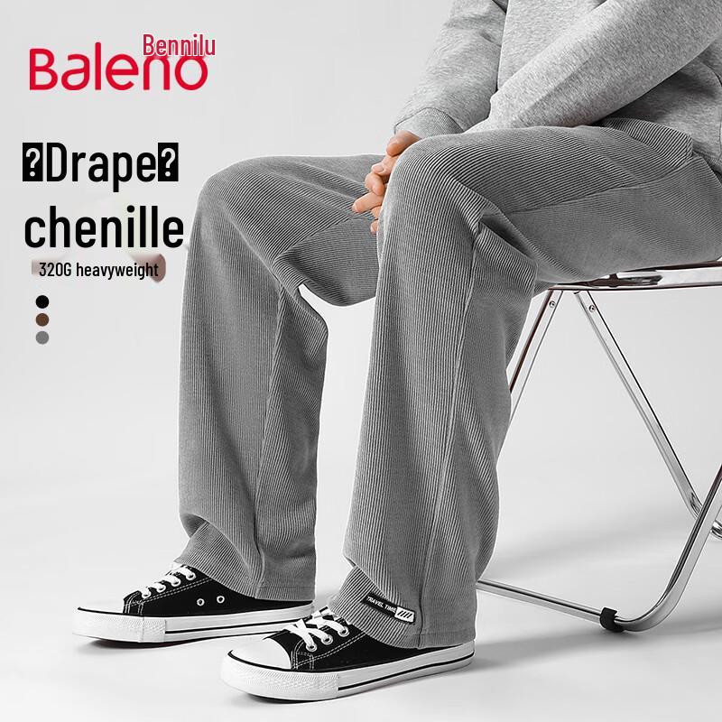 

Baleno Men s Chenille Straight-Leg Casual Pants 3XL