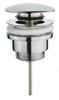 Washbasin Drain, Click-clack Plug, 66 Mm, Chrome Plated