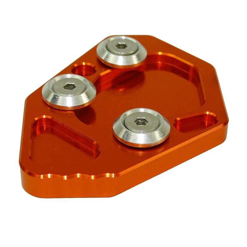 waase For BMW K1200R K1200S K 1200 S R 2005 2006 2007 2008 Kickstand Foot Side Stand Extension Pad Support Plate