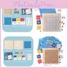 2-in-1 Mathematical Genius Desktop Game Hundred Number Board Wooden Toy