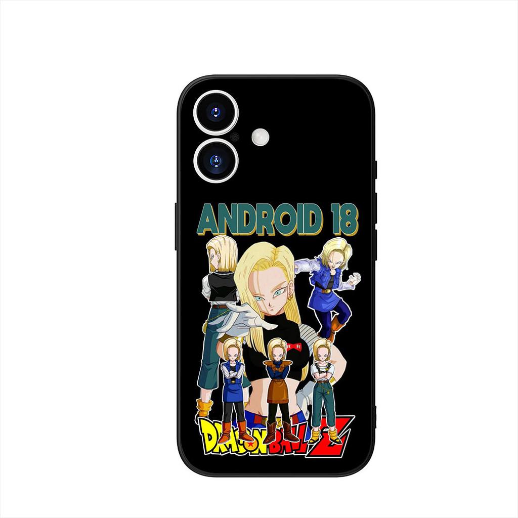 Phone Cover for Xiaomi Redmi Note 14 12 13 ProPlus A3 Pro Plus 12C 13C 14C 5G Case Dragon Gokus Ball Android 18 Casing