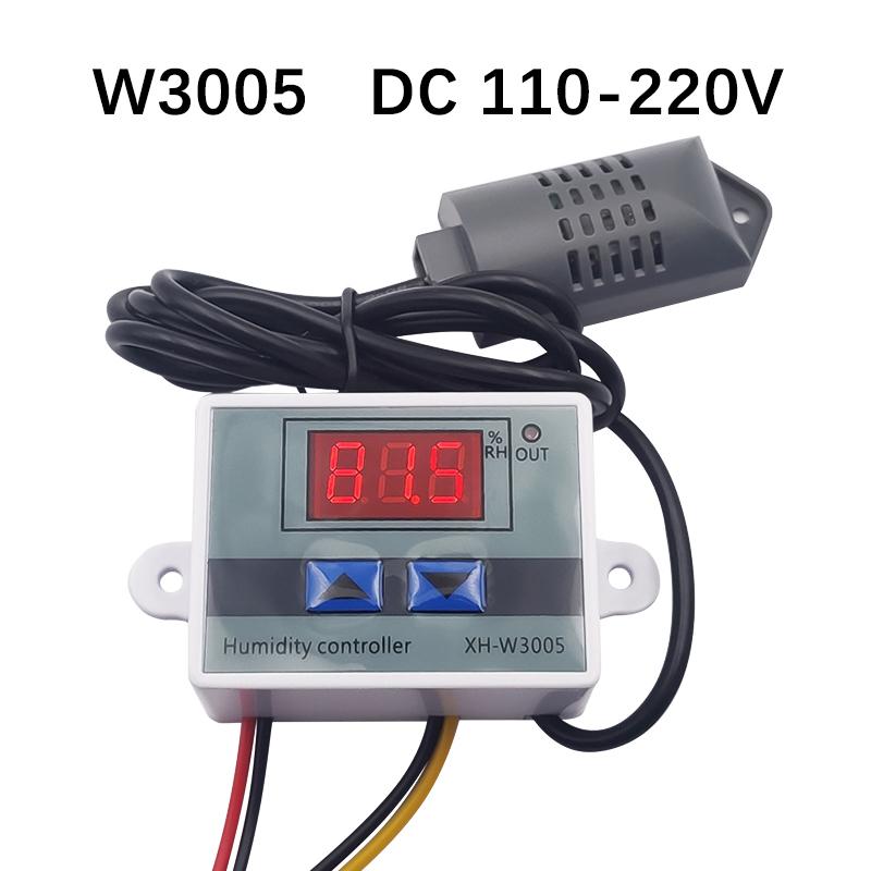 W3001 W3002 W3005 W1088 W1099 Digital Display Microcomputer Temperature Humidity Controller 12V 220V Hygrometer Thermorelator