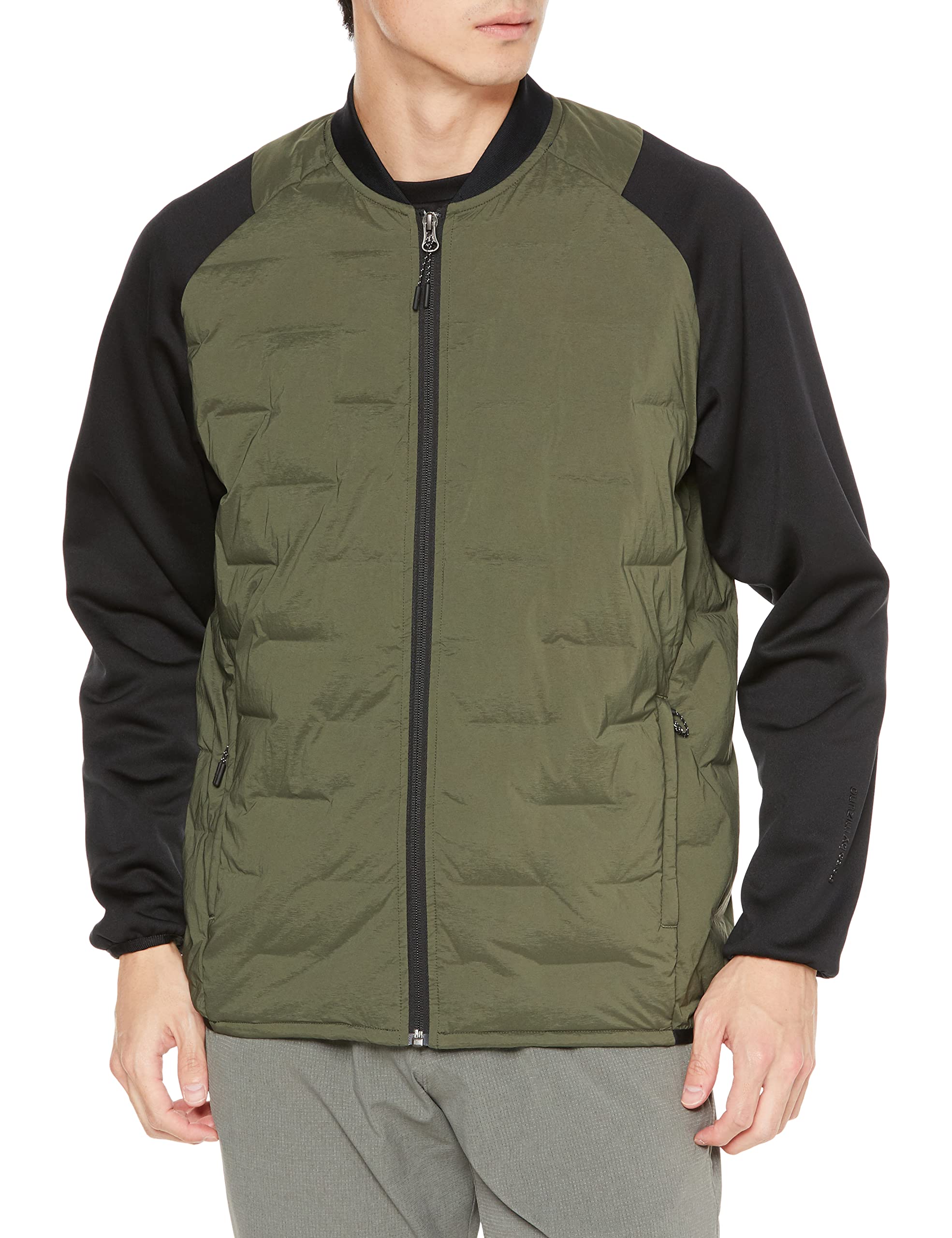 

Mizuno B2ME2510 Stitchless Hybrid Down XL Men s Jacket, Stretch, Clover,