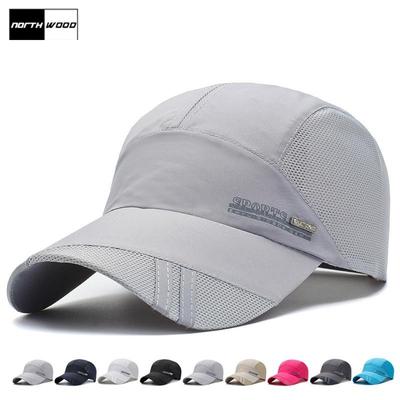 Northwood Schnell trocknende Sommermütze, Herren-Baseballmütze, Netzmütze, Damen-Snapback, Sport, Sonne, Papa-Mütze