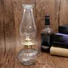 Retro Style Kerosene Oil Lamp Durable Altar Supplies with Lamp Wick Windproof Glass for Church Hiking Holiday Bedroom Christmas