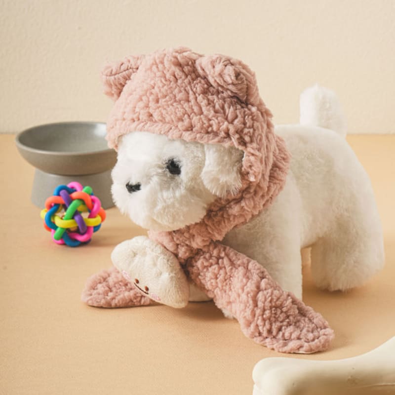 [Haustier] Bubble Bear Mütze Schal Knödel Punkte