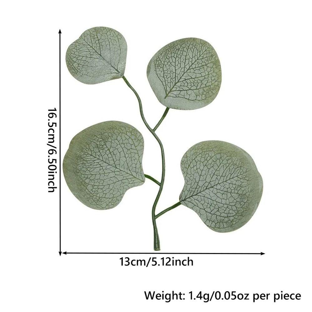 Artificial Greenery Branches Faux Floral Arrangements Faux Leaves Stems  for Wedding Bouquets