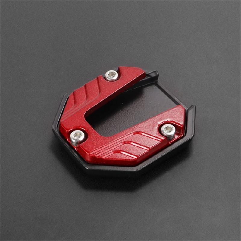 

Adjustable CNC Metal Motorcycle Foot Kickstand Electrombile Kick Side Stand Durable Motorcycle Foot Bracket Kick Side Bracket червоний