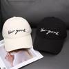 Embroidered letter baseball cap, unisex, suitable for spring and summer, versatile, and provides sun protection
