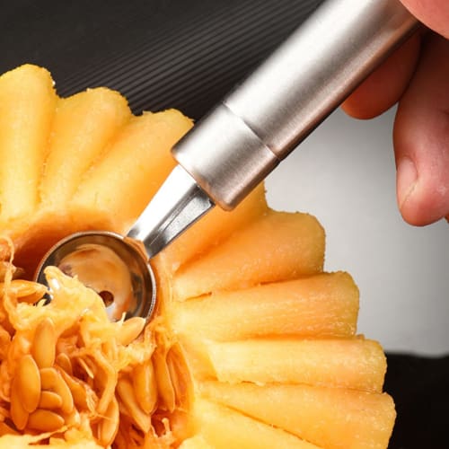 Multifunctional Watermelon Scooper, Fruit Baller, Scoop, Round Fruit Digger, Double-Headed Watermelon Baller, Fruit Cutter, Fruit and Chestnut Cutter,