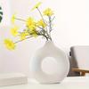 Moderne Plastik-Blumenvase Wasserwellen-Blumentopf 1/2 Stück Körbe Ästhetische Raumdekoration Wohnzimmerdekorationen Ornamente Jarron