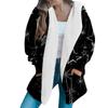 Mode Frauen Langarm Stricken Und Winter Strickjacke Pullover Einfarbig Mantel