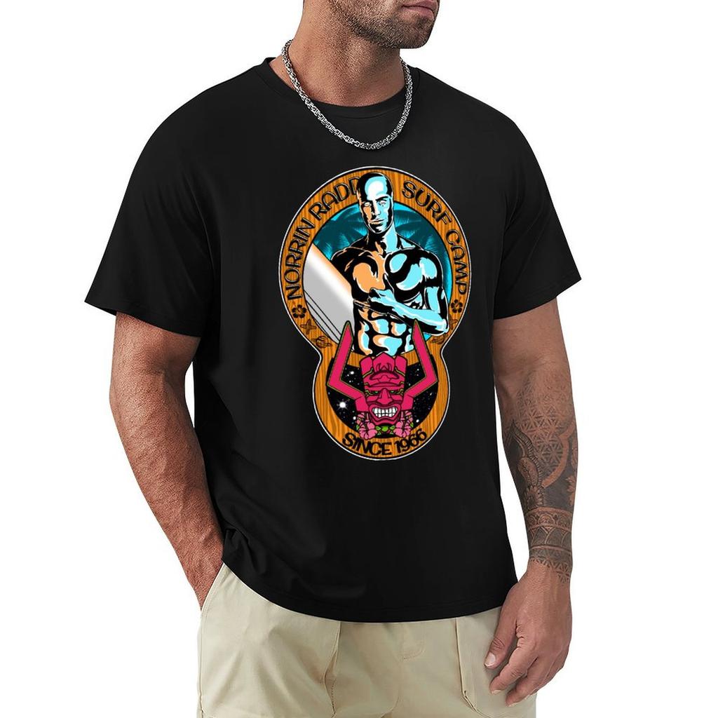 Surf Camp Tshirt Active Sports Short Sleeve Cotton Shirt