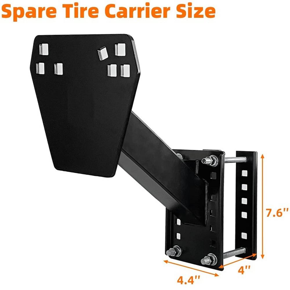 Trailer Spare Tire Wheel Mount Holder Carrier Heavy Duty Wheel Support Holder