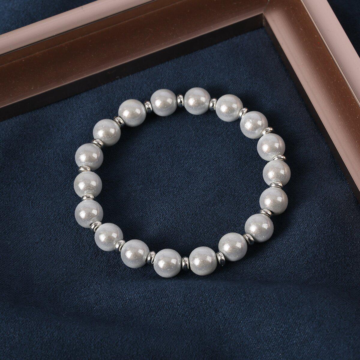 

2024 Versatile Sweet & Cool Pearl Beaded Bracelet