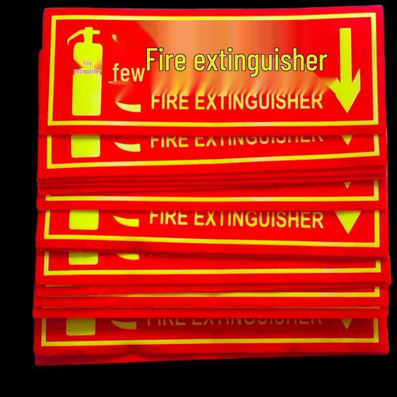 Brangdy Luminous Fire Safety Sign - Fire Extinguisher Arrow