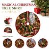Christmas Tree Skirt for Indoor and Outdoor Holiday Home Decoration, Festive Party Decor