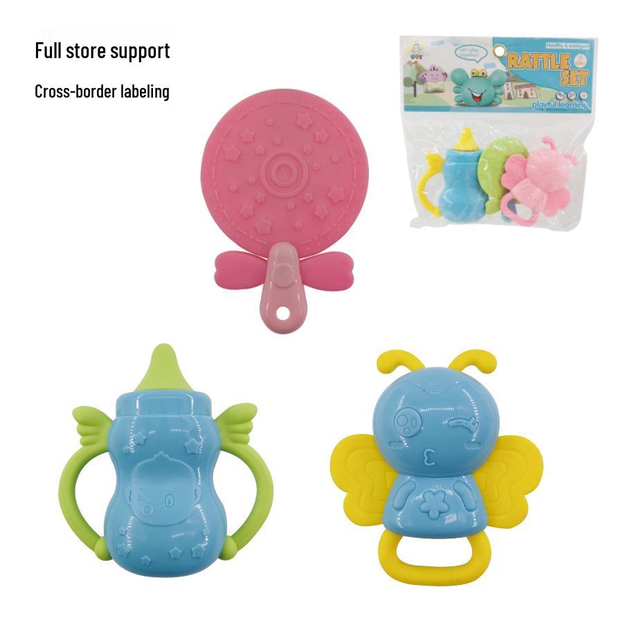 

Crosstyle Newborn Baby Rattles & Teether Set