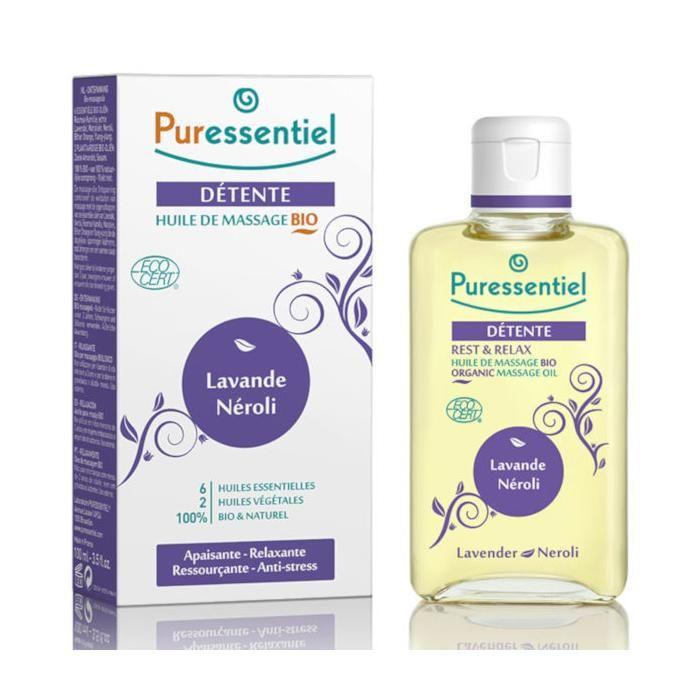 Puressentiel Sommeil &amp; Détente Huile de Massage Bio 100ml