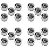 20 Peças Capa de Porca de Parafuso de Roda Cromada para Touareg 2004-2017 Automóveis Peças de Motor 7L6601173A 7L6 601 173A 2ZZ
