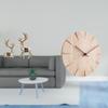 Reindeer Figurines And Solid Wood Wall Clock Creative Decorative Ornaments for Living Room Office