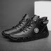 CLOHOO Sapatos Casuais de Couro Tênis Masculino Moda Lazer Caminhada Sapatos Loafer Calçados Confortáveis Botas Masculinas de Luxo 2026 Novo