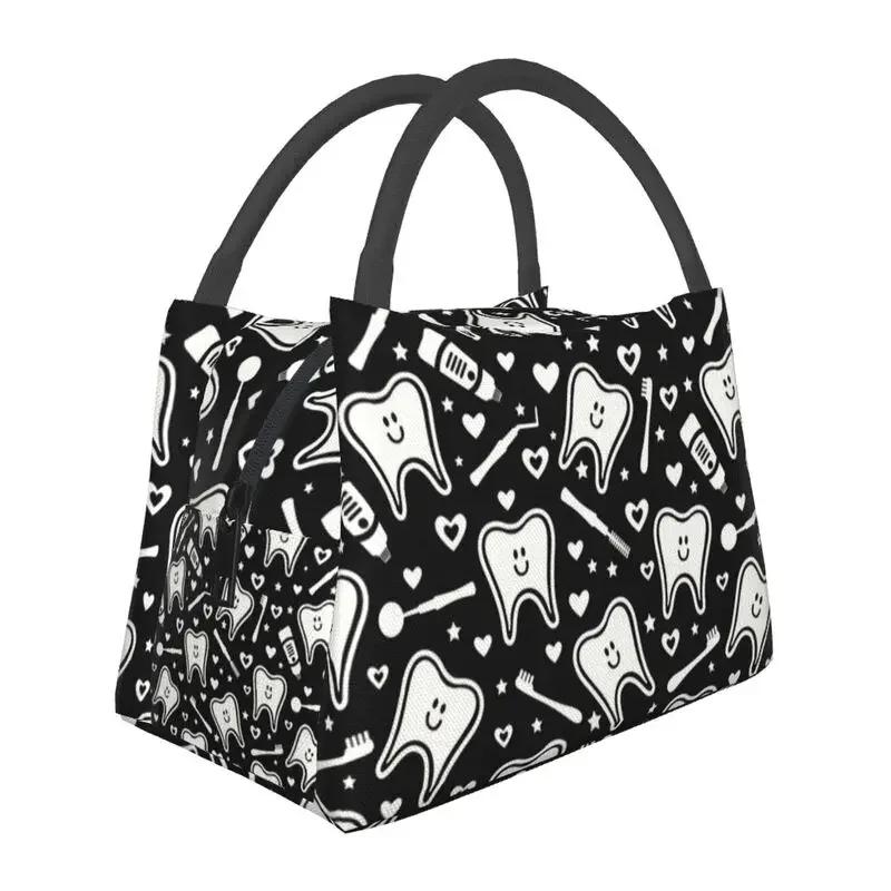 Cute Sparkly Vampire Thermal Insulated Lunch Bag Women Resuable Lunch Container for Work Travel Multifunction Meal Food Box