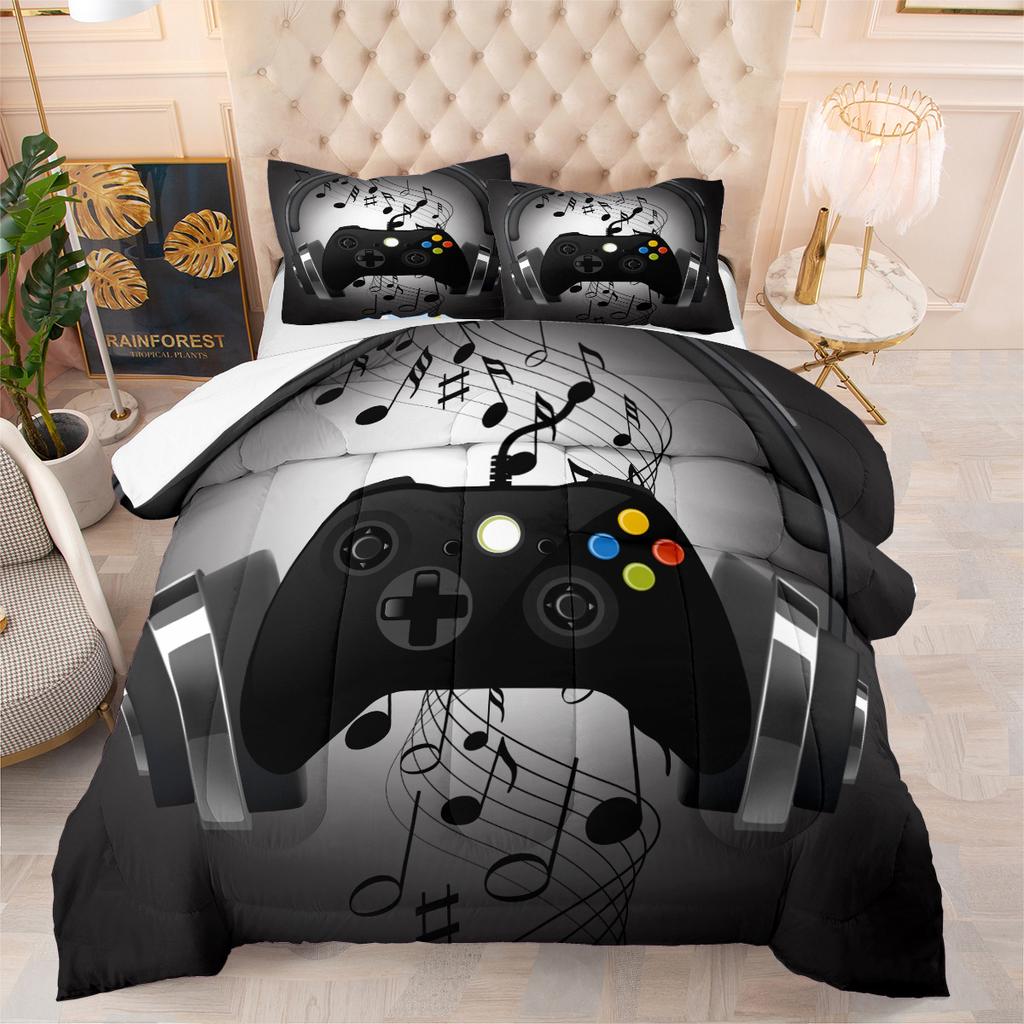 Quilt Game Controller Boy Fat Quilt Bedding Three-piece Quilt Cover