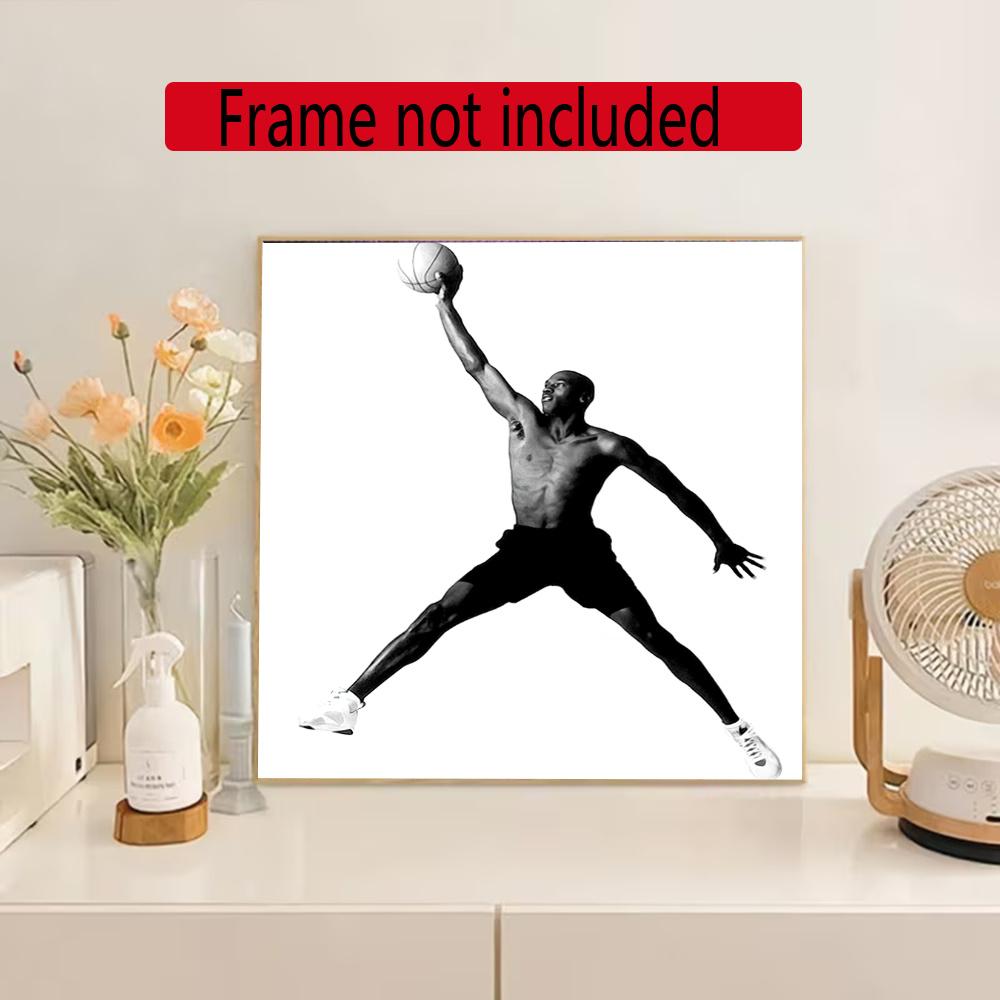 Jordan 5D Diy Diamond Painting Round Diamond Mosaic Suitable For Beginners Diamond Painting Rhinestones Gift Frameless