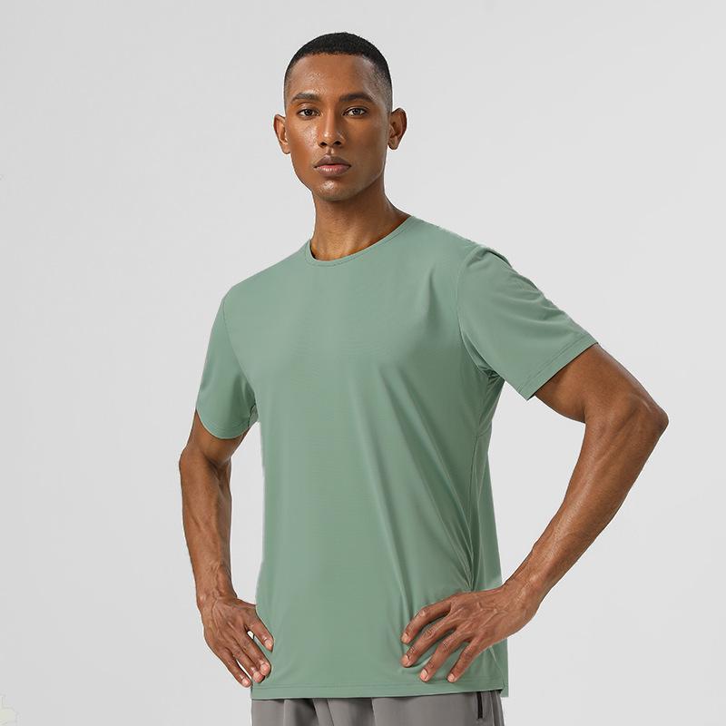 

Мужская светоотражающая быстросохнущая антибактериальная футболка для занятий спортом на открытом воздухе X-Large зелёный