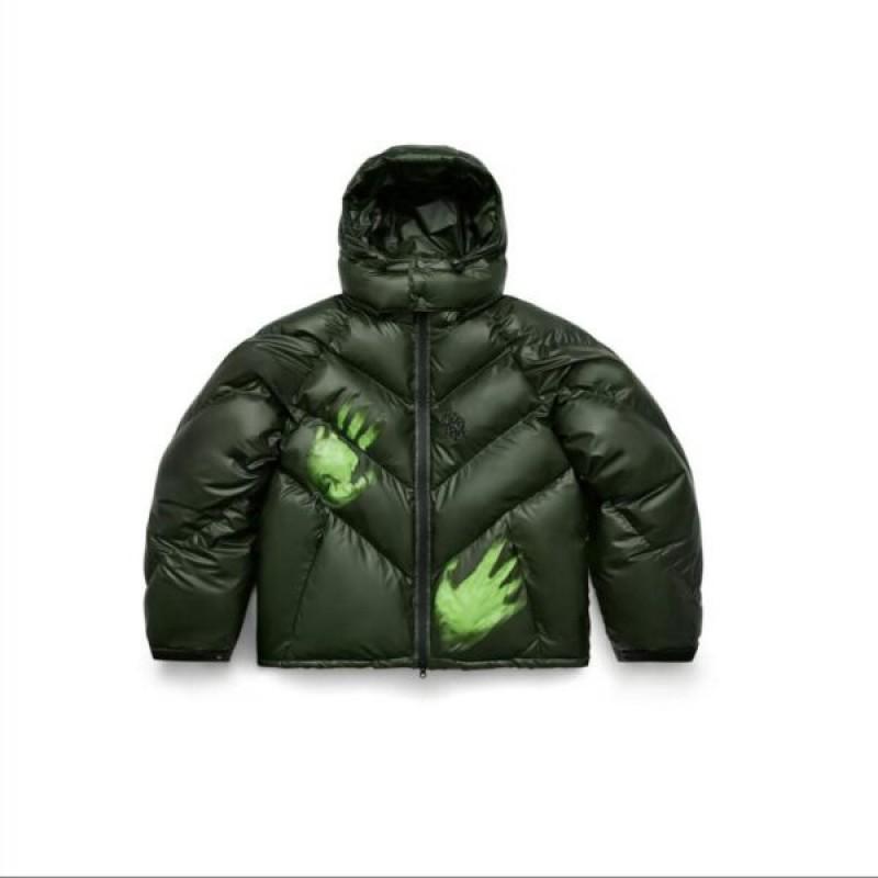 Unisex Zimowa Gruba Ciepła Bawełniana Kurtka z Kapturem Streetwear Oversize Casualowy Płaszcz Nastolatki Dorośli