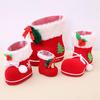 2025 Christmas Candy Bags Red Candy Boots Christmas Bags For Sweets Santa Gift Bag New Year Party Home Christmas Decoration
