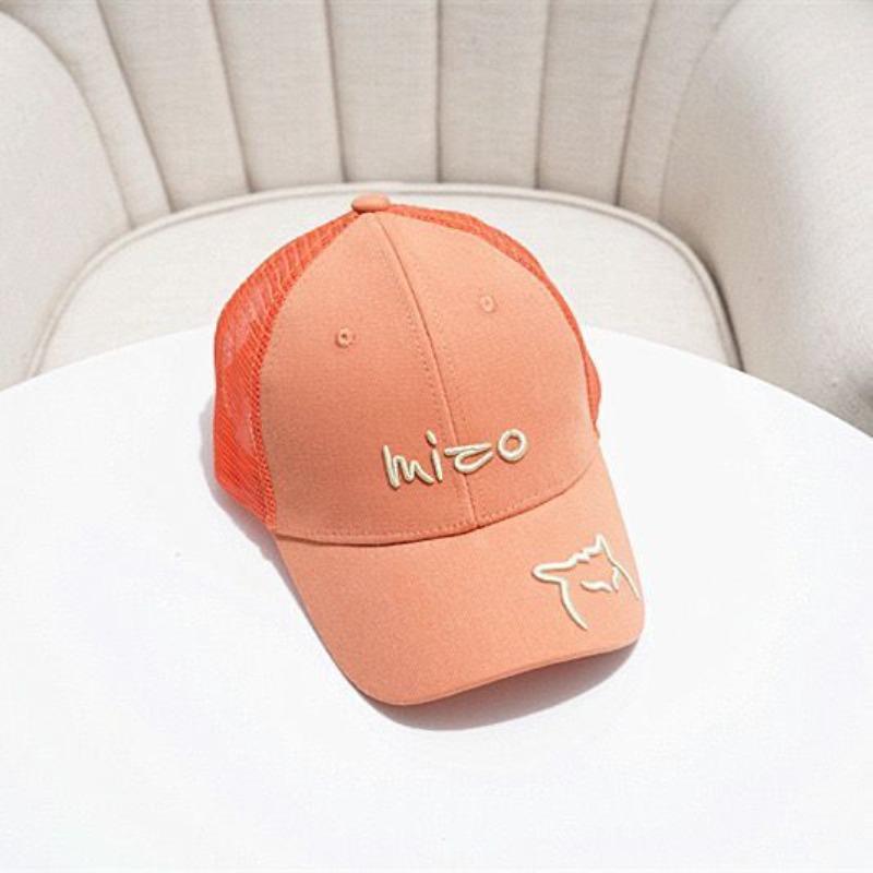 Flat Topped Children's Hat Men's Summer Thin Design Men's Duckbill Hat Children's Baseball Cap Mesh Sunshade Hat Sun Protection